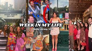week in my life - sleepover in Philly, New Jersey beach weekend, NYC for Brooke's book launch!!!