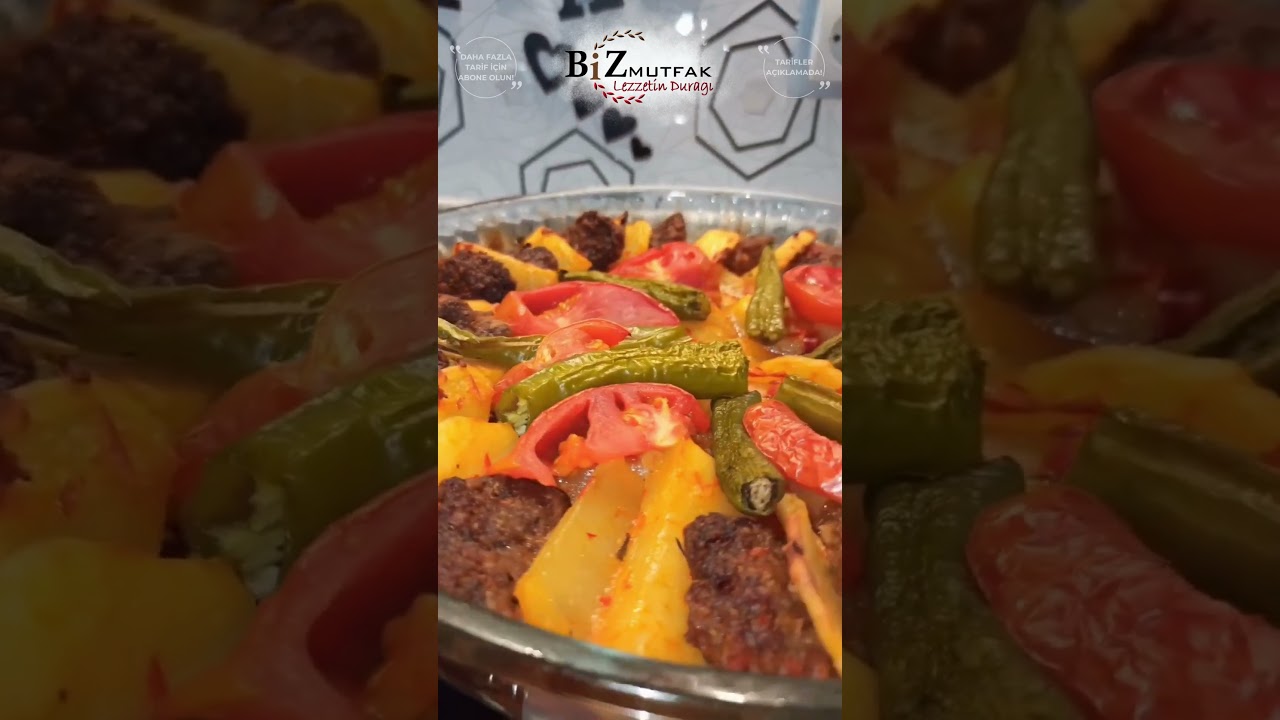 BİZ'de Fırında Patatesli Köfte | Canan Ören  #evyemekleri #yemektarifleri #yemek