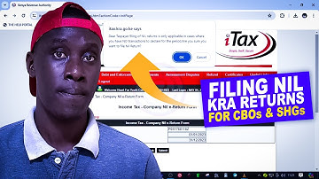 HOW TO FILE KRA NIL RETURNS FOR CBOs AND SELF HELP GROUPS