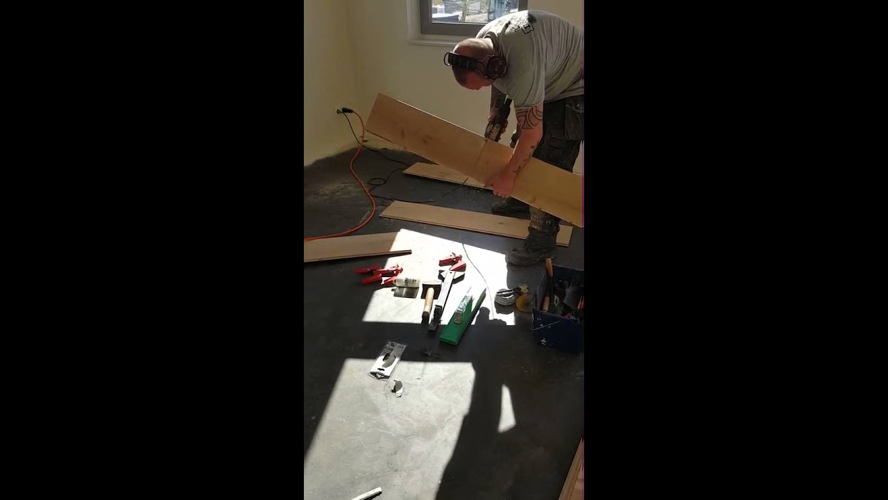 Houten vloer op vloerverwarming | Leggen van de Duo Plank vloer