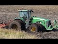 John Deere 8430 playing around in MUDHOLE and ALMOST gets totally stuck | PURE SOUND & POWER