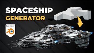 Create Epic Spaceships with Blender: Spaceship Generator | Procedural Geometry Nodes