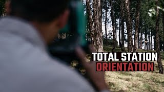 Principles of orientation when using a total station - SURVEYING TRAINING