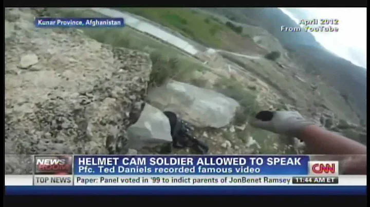 PFC Ted Daniels helmet cam soldier allowed to spea...