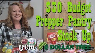 $30 Budget Prepper Pantry Stock Up from Dollar Tree by Homestead Corner 9,822 views 1 month ago 12 minutes, 51 seconds