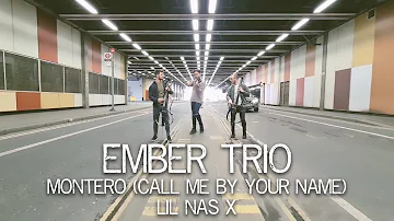 Montero ( Call Me By Your Name ) - Lil Nas X Violin Cello Cover Ember Trio @lilnasx