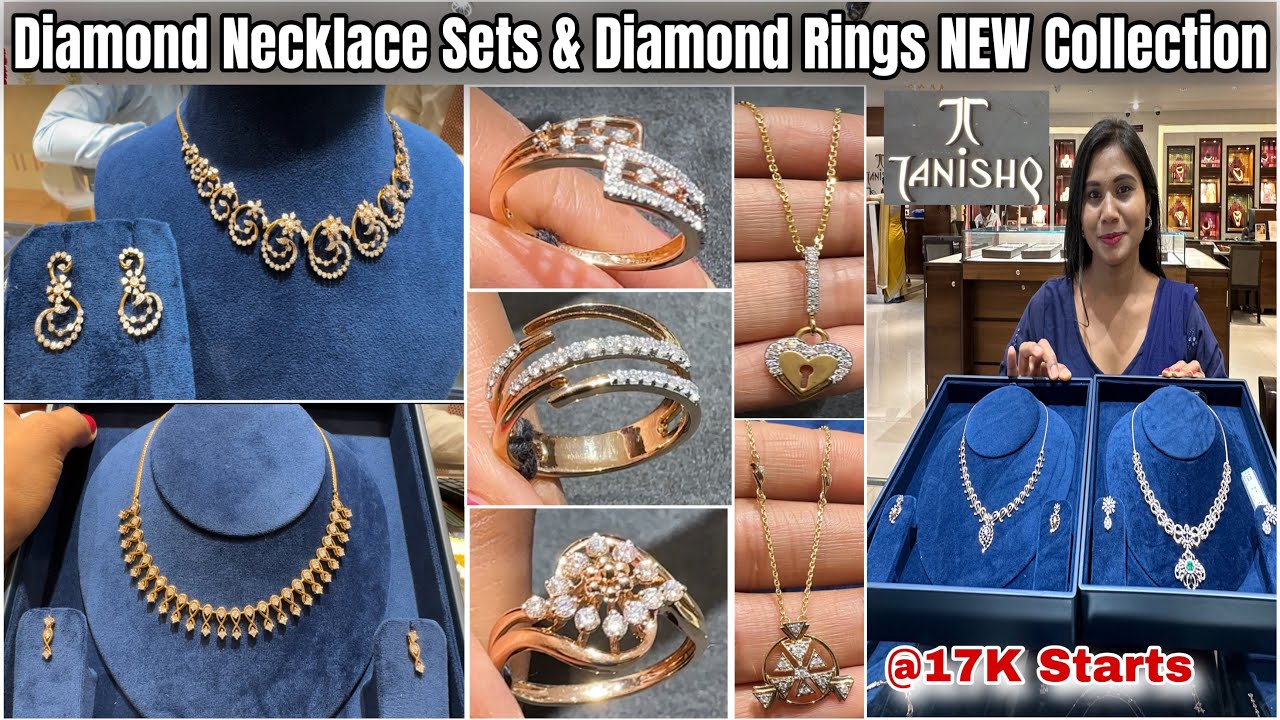 Tanishq BEST Diamond Necklace Sets & Diamond Ring Designs💕| Diamond Necklace Sets | Diamond Rings|