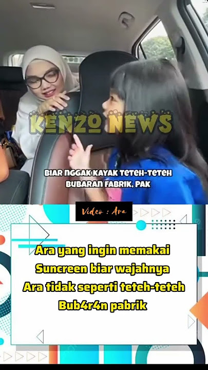 INI NAMANYA PENGHINAAN Ara Sebut Wanita Pabrik Mukanya.. #trendingshorts #shortvideo #fyp #ara
