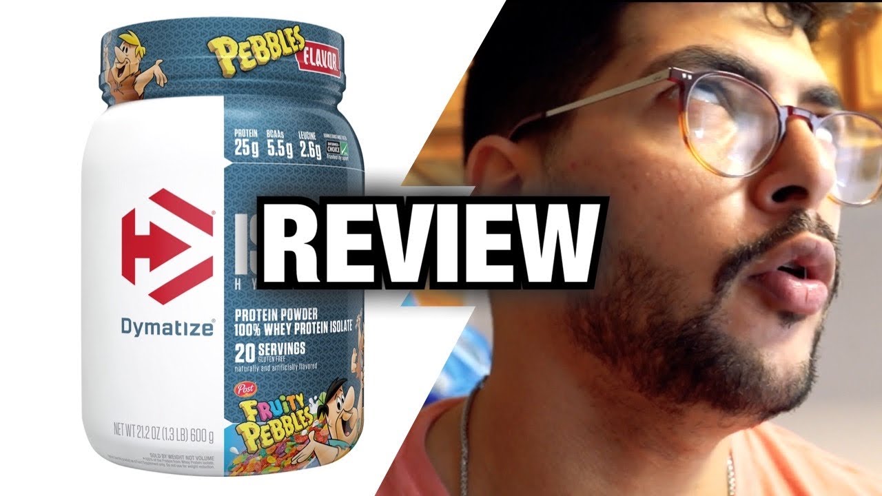 Dymatize ISO100 Fruity Pebbles Protein Powder REVIEW Worth the HYPE