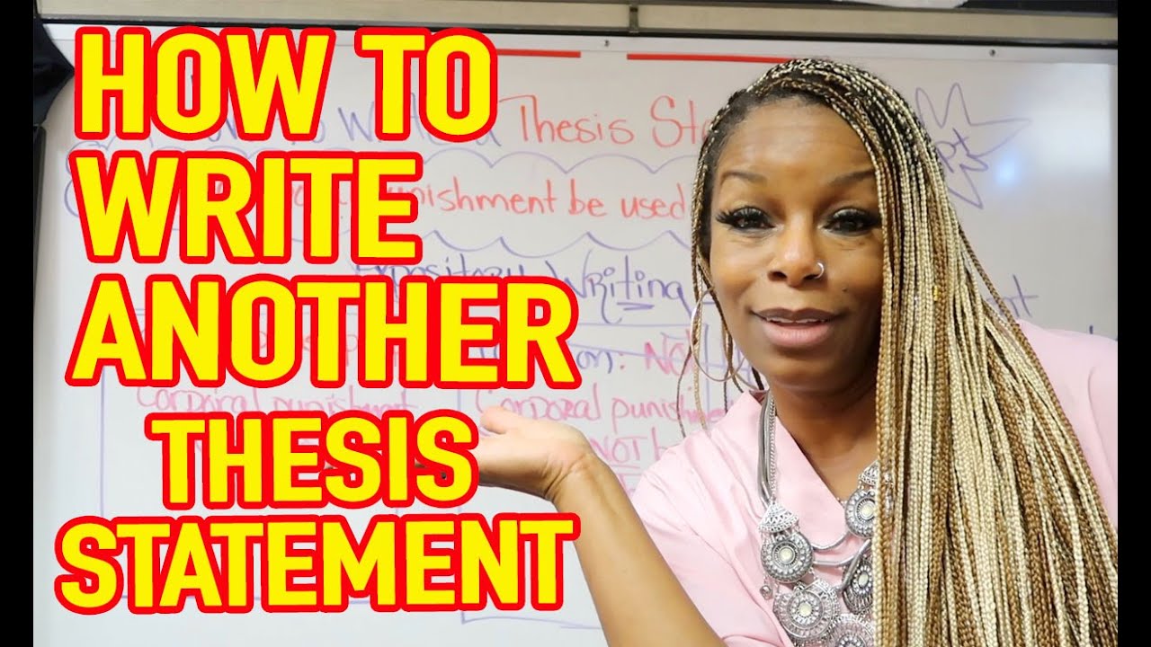 HOW TO WRITE A SIMPLE THESIS STATEMENT ANYONE CAN DO | MIDDLE SCHOOL ...