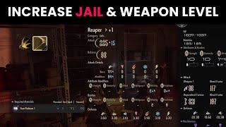 How to increase your Jail level and upgrade your weapons - Code Vein 2
