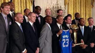 President Obama Honors the Dallas Mavericks