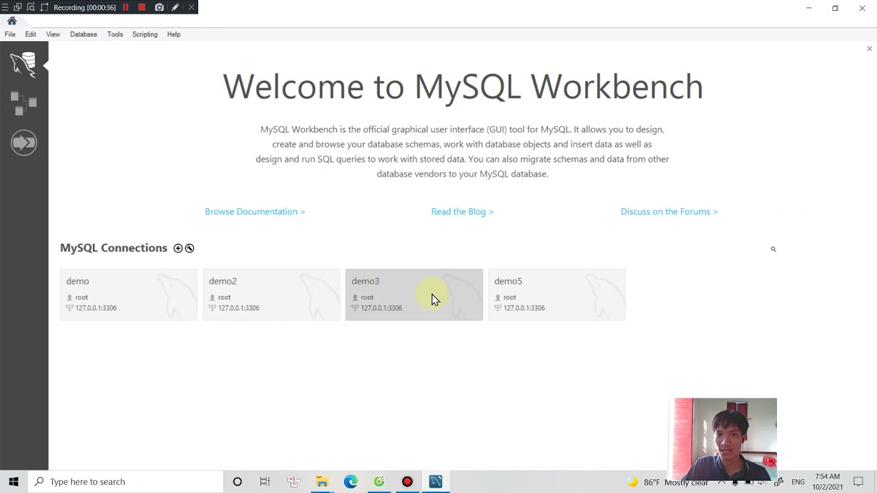 mysql server  New  5 phút hướng dẫn sử dụng MySQL Workbench