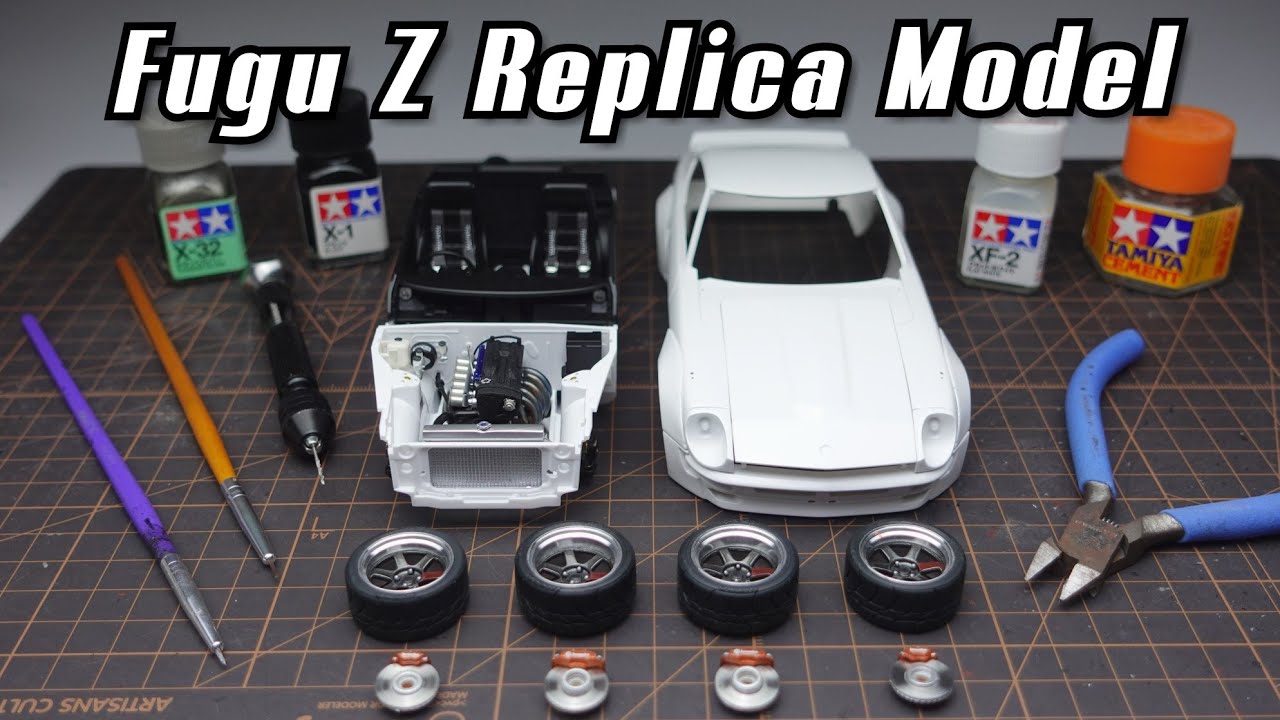 Building A Replica Fugu-Z Model Car. 1/24 Scale, Part 1/2