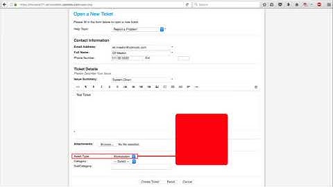 Service Desk- Video Five - Ticketing from the Helpdesk URL