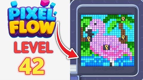 Pixel Flow Level 42 Walkthrough