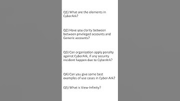 Very Easy || Fundamentals of CyberArk || #cyberark