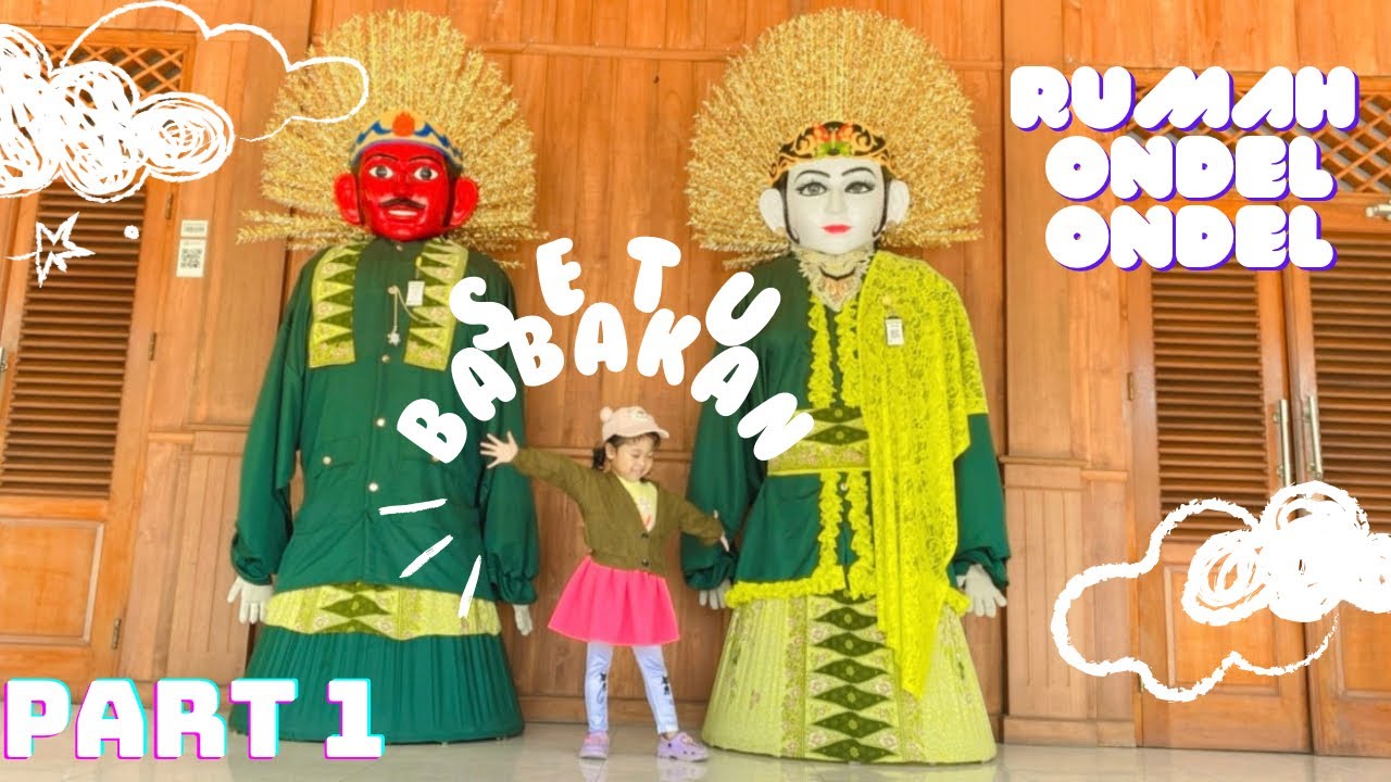 Main ke rumah ondel ondel di setu babakan museum betawi jakarta #ondelondel #setubabakan #betawi