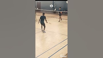 🔥 Service Return Amazing Cross Court Deception 🏸 !! Most Unpredictable Shot in this Sport !#shorts