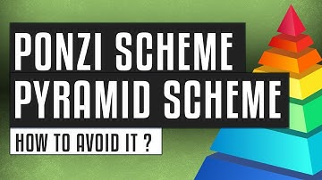 🔺 Ponzi Scheme and Pyramid Scheme | How to avoid it?