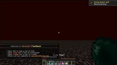 Velocity Factions #1 The perfect FACTION server?! Top of nether tutorial!! w/ GamingForBuzz