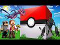 BATALHA POKÉMON com LUCKY BLOCK GIGANTE de PIXELMON com SRPEDRO no MINECRAFT