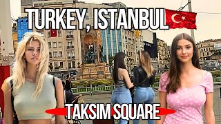 TURKEYISTANBUL. Walking Tour in The Heart of Istanbu Taksim Square Walking Tour. Walk With Me.