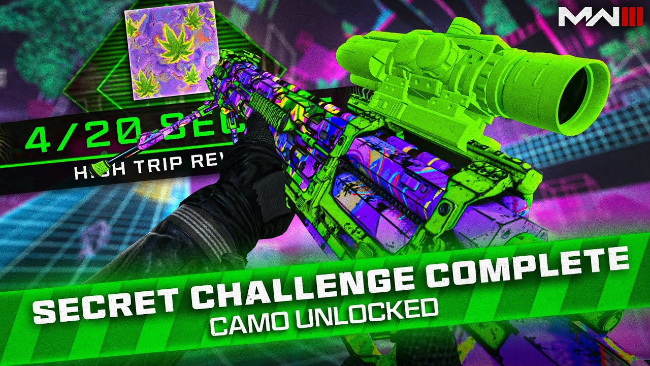 Unlock Free "HIGH TRIP" Camo (NOW WORKING) | NEW Parkour Map & Event Update - Modern Warfare 3