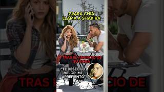 Shakira RECIBE LLAMADA por Lewis Hamilton DE CLARA CHIA #shakira #lewishamilton 😱🤯