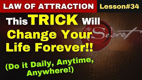 This TRICK Will CHANGE YOUR LIFE FOREVER | Law Of Attraction | Manifestation