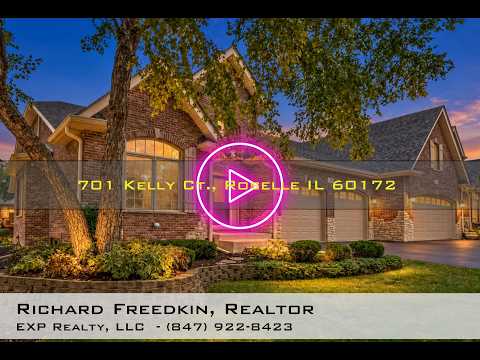 701 Kelly Ct, Roselle, IL home video tour