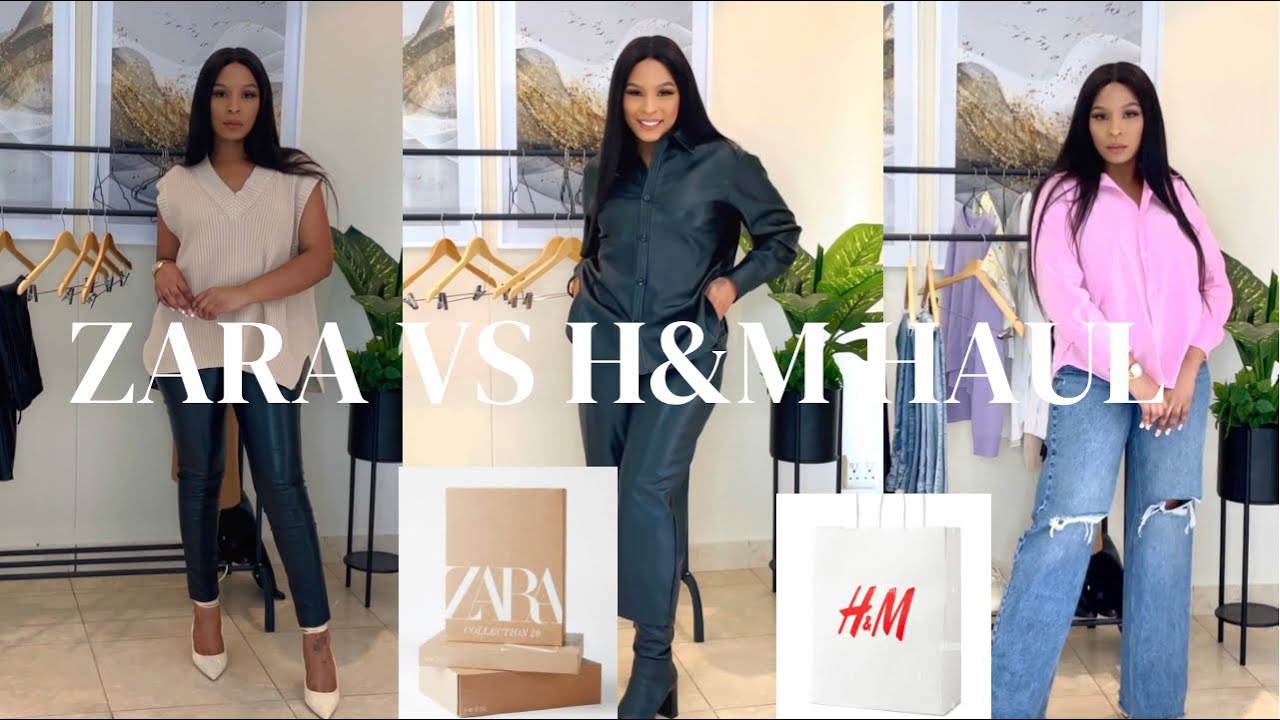 ZARA VS H&M Jeans Try on and Style Haul Mpumie Skhakhane zara hm 