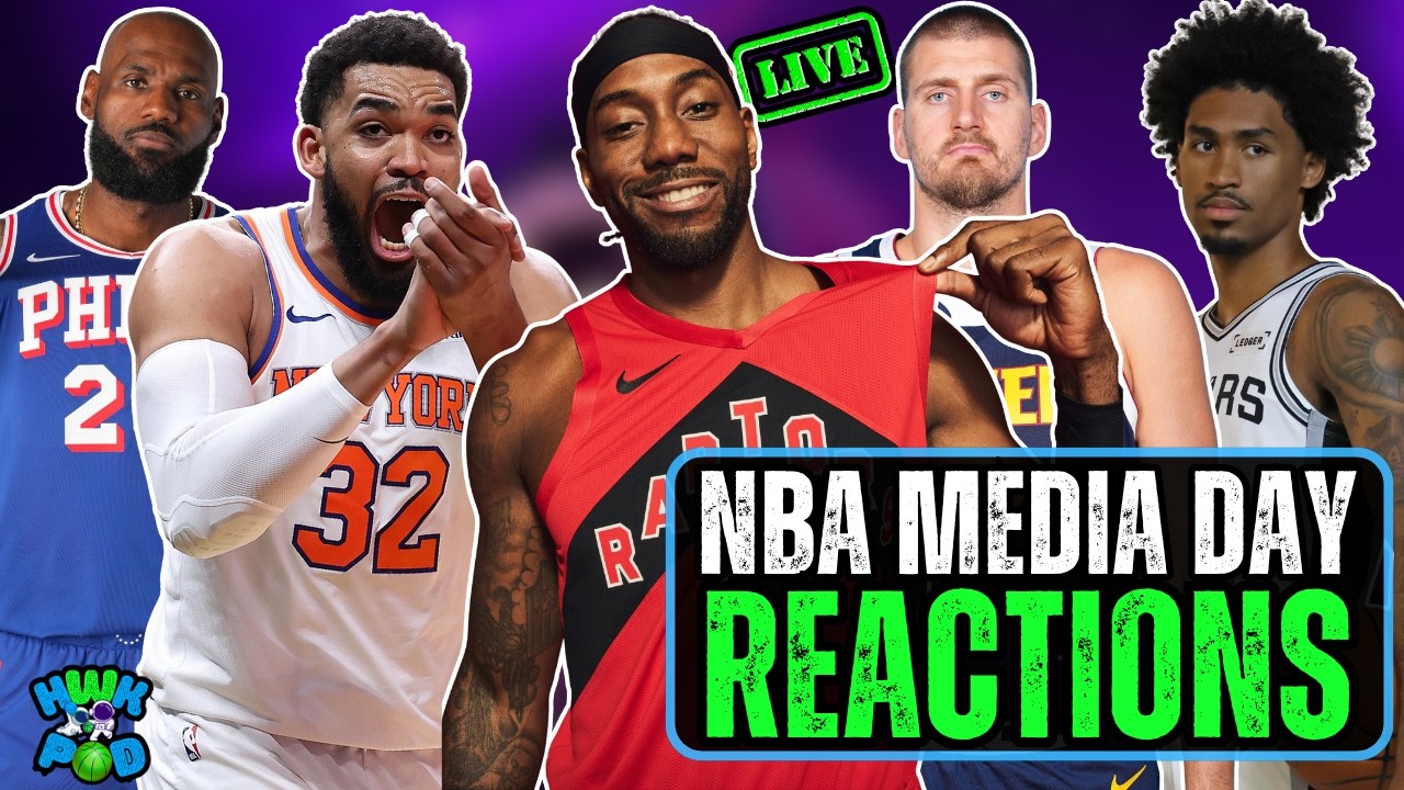 2026 NBA Media Day REACTIONS | Raptors & 76ers Vibes | Spurs Drama? | Knicks Trouble | Jokic SPEAKS