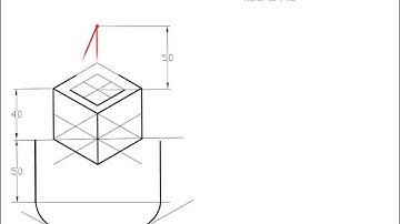 Engineering Drawing Tutorials/Pictorial drawing with front and side view (T 4.1)