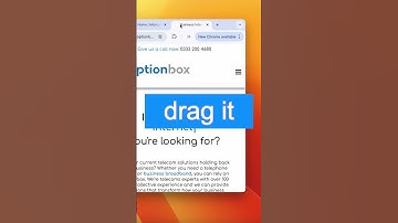 How to Move a Tab to a New Browser Window