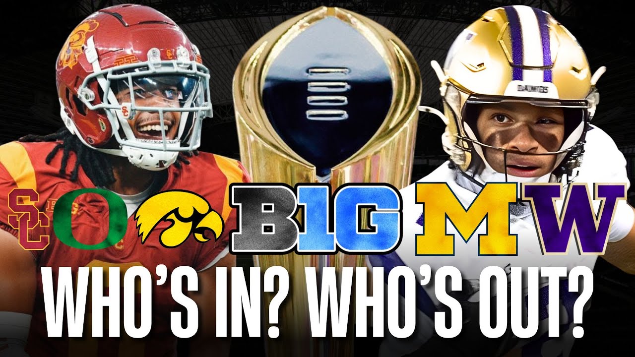 CHAOS: Can 4 Big Ten Teams Get In the College Football Playoffs? Most ...