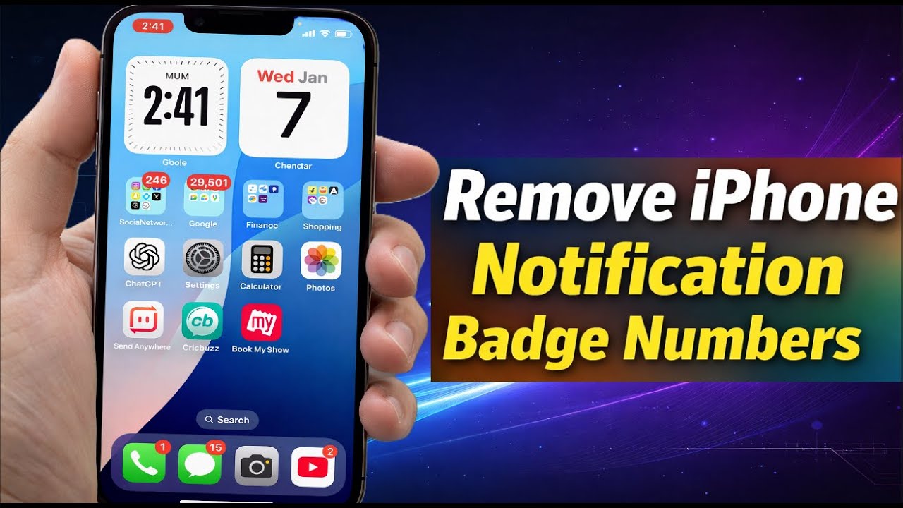 iPhone Showing Huge Notification Numbers? Fix App & Folder Badges Easily