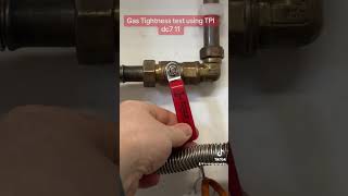 PART 2 How to carry out a gas tightness test using the TPI dc7 11 app. #plumbing #gastraining