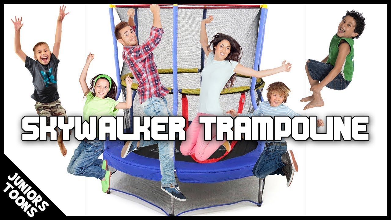 55" Skywalker Trampoline Unboxing Assembly & Review Interactive Fun