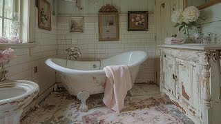 Vintage Shabby Chic Cottage Decor Ideas with Blush Pink Accents: Cozy & Elegant Home Inspiration