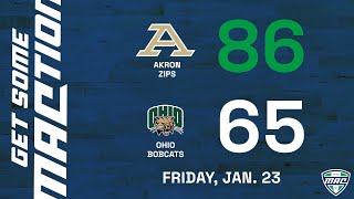 MBB Condensed Game: Akron 86, Ohio 65