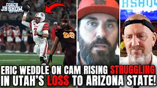 Eric Weddle On Cam Rising STRUGGLING In Utah's LOSS vs. Arizona State!
