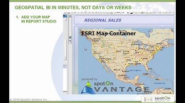 SpotOn Vantage Maps: Enterprise Maps in IBM Cognos