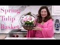🌷How to Make a Pussy Willow & Tulip Basket🌷