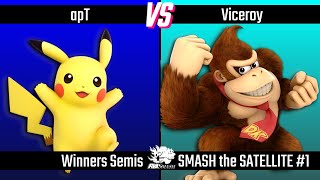 SMASH the SATELLITE 1 | apT (Pikachu) vs Viceroy (Donkey Kong/Rosalina & Luma) | Winners Semis