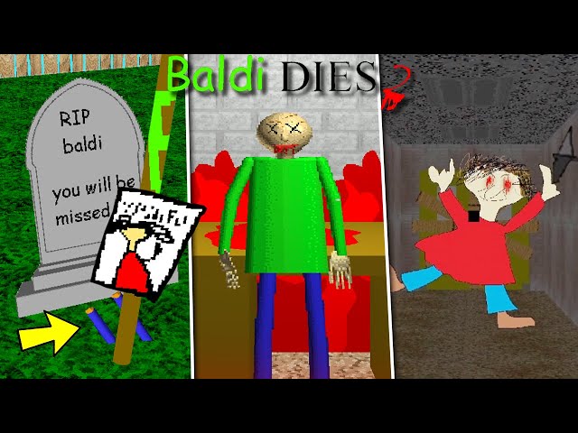 BALDI DIES 2!! PLAYTIME ACTUALLY KILLED BALDI?! class=