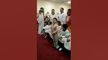 Thumbnail of A future leader in our Coptic Orthodox church choire.