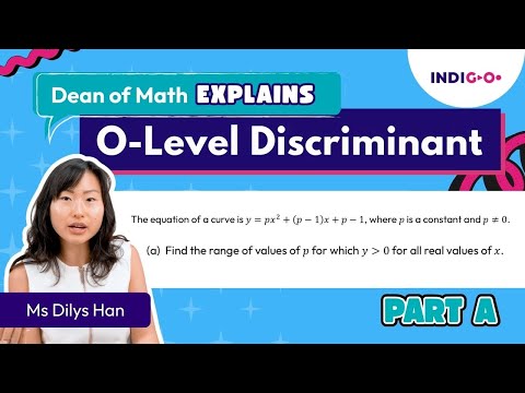 Cracking The O-Level Discriminant Question – Part A