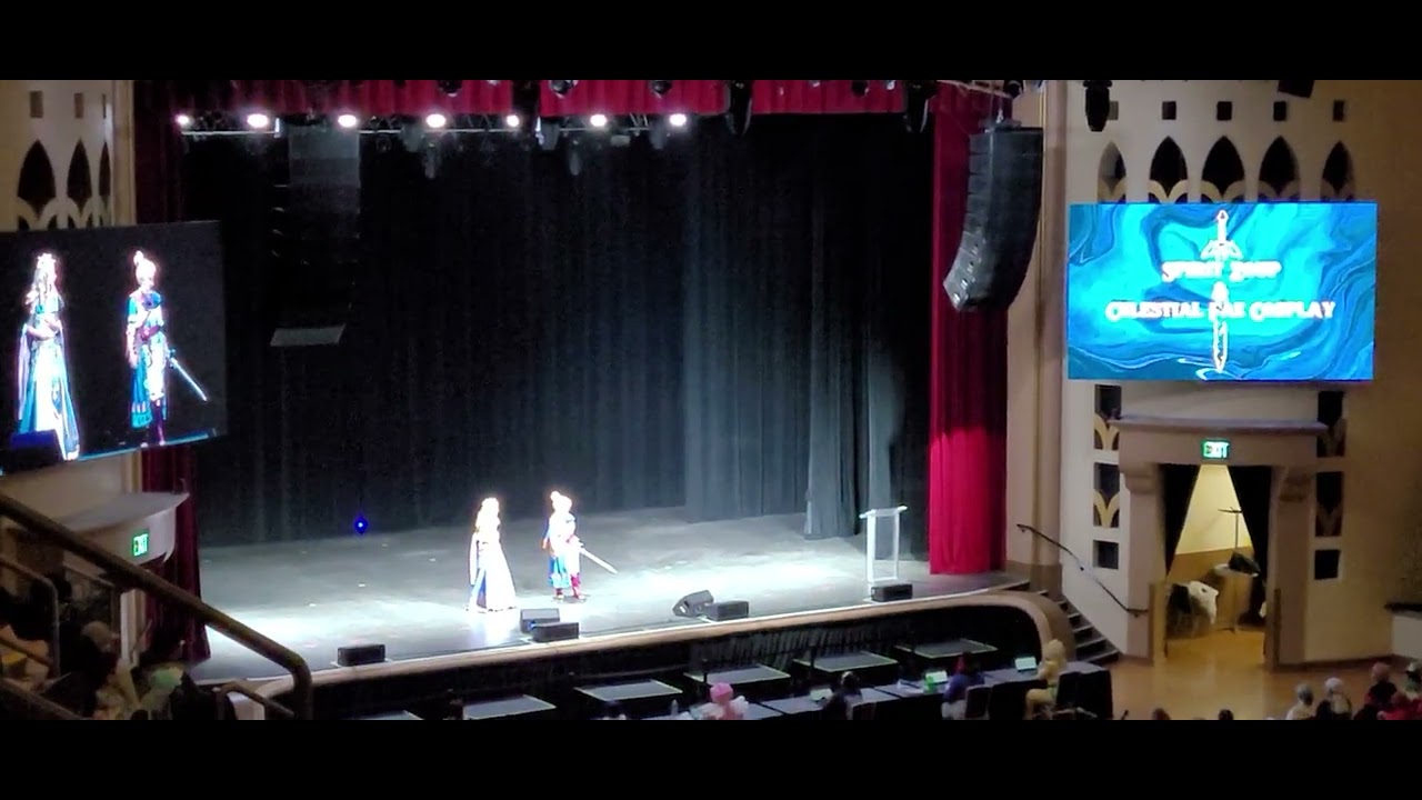 Champion Link & Princess Zelda at FanimeCon 2024 Cosplay Masquerade