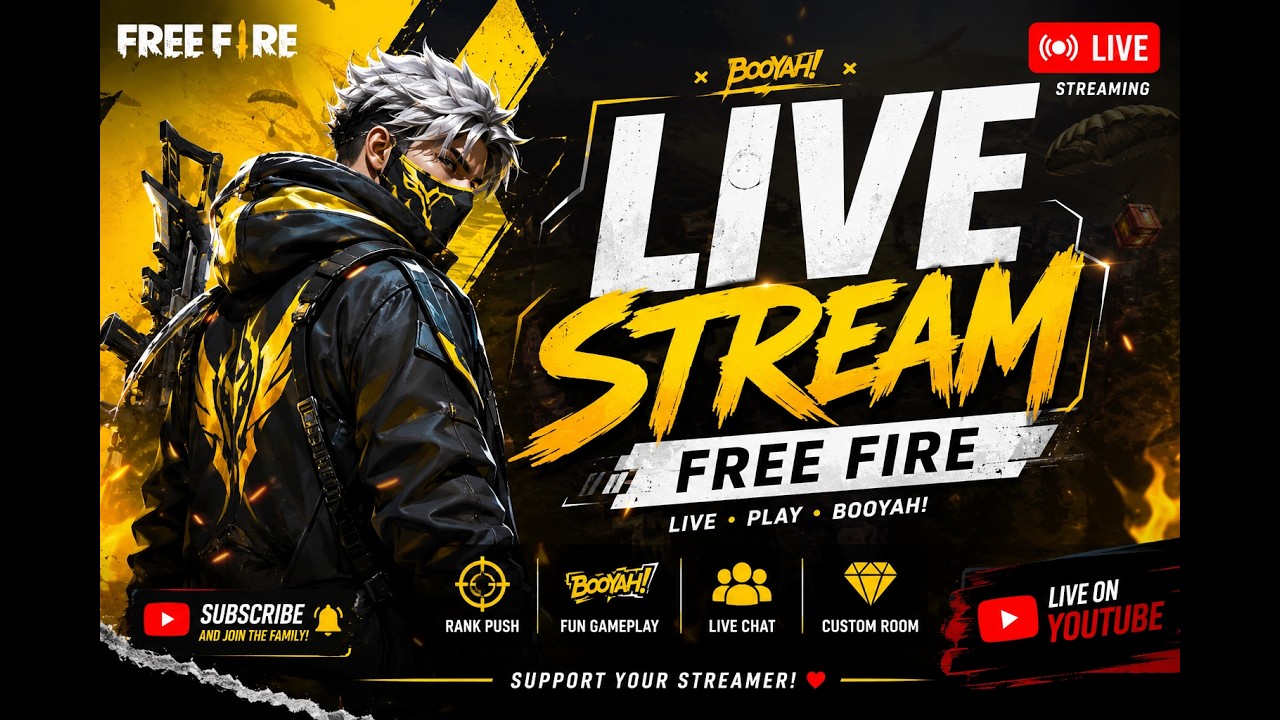Free fire max live stream